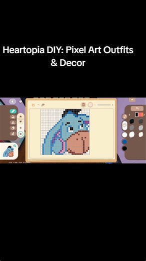 Master the Grid: Pixel Art for Every Room! #heartopia