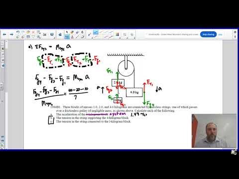 AP Physics B 1986 FRQ #1 Solving Atwood’s Machine Forces, Tension, and Acceleration Explained