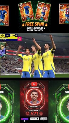 THE KING IS HERE! 🔥🐐👑 MAX POWER Batistuta is the Most RUTHLESS Striker in eFootball#efootball #pes