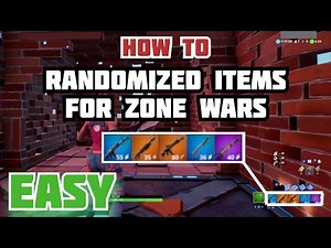 HOW TO: Random Weapons and Loadouts in Fortnite Creative (Zone Wars Tutorial)