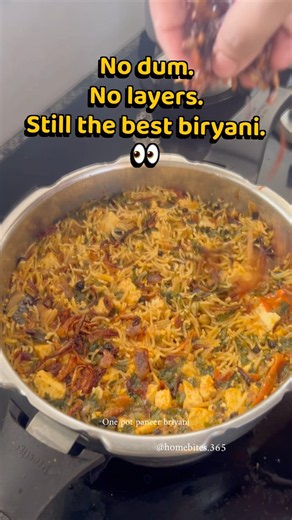 Paneer biryani | one pot | no dum | no layers