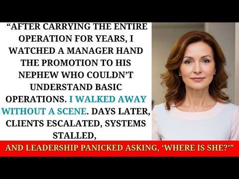 Manager Gave Promotion To His Nephew As I Silently Kept The Company Alive ｜ Corporate Revenge