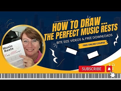 How to draw the Perfect Music Rests
