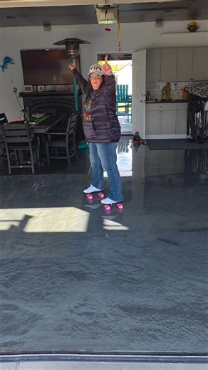 Hi everyone! I’m Anna Banana 🍌 After 32 years off skates, I’m officially on Day 4—and I’m already rolling better than I expected! Day 1 came with a dramatic wipeout (don’t worry, I’ll post that video in the comments for your entertainment 😂), but I got back up! I’m finding my rhythm pretty quick, so give me a little time and I’ll be ready to roll 🛼✨ Here’s today’s video—feeling a lot more confident and having a blast! Watch out world… Anna Banana’s back on wheels and slightly dangerous! 🍌😆�