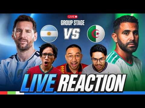 LIVE REACTION ARGENTINA VS ALGERIA! - PIALA DUNIA 2026