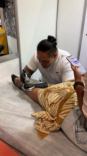 Polynesian Turtle Ankle Tattoo Design at Aus Tattoo Expo