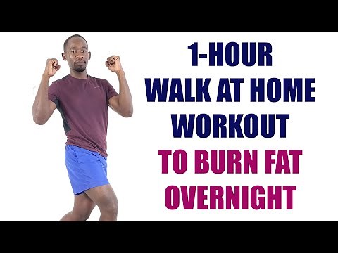 1-HOUR Walking at Home Workout to Melt Body Fat Overnight