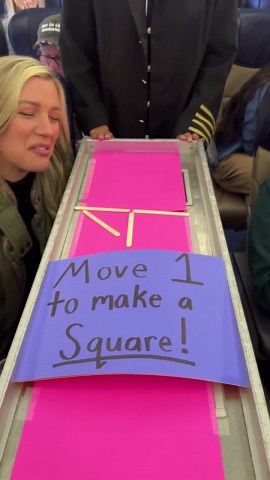 Flight 755 | Playing Fun Games with the Flight Attendant