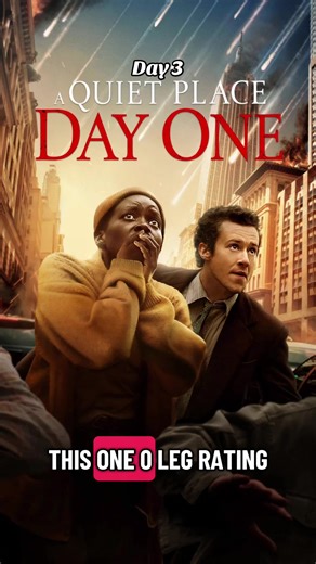 Day 3: A Quiet Place Day One 100 min • 2024 • 6.3 IMDb A young woman named Sam finds herself trapped in New York City during the early stages of an invasion by alien creatures with ultra-sensitive hearing. Genres #Drama #Horror #Sci-Fi If you have any movie suggestions let me know. Thanks for watching. #fyp
