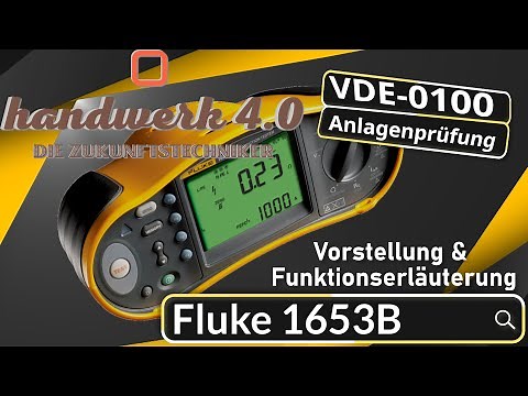 Fluke Multifunktions-Installationstester 1653B: VDE-0100/VDE-0105 Anlagenprüfung mit dem Klassiker!