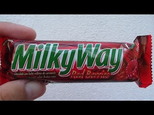probando milkyway sabor red berries