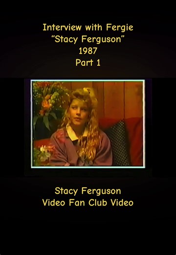 Fergie Interview- 1987 - Part 1 #fergie #kidsincorporated #80skid #1980s #genx @Fergie
