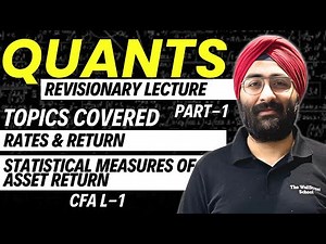 CFA Level-1 | Quantitative methods Revisionary Lecture 1 by Karan sir ‪@thewallstreetschool‬​
