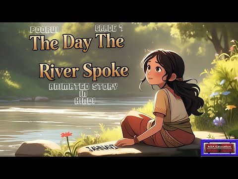 Ch 1 The Day The River Spoke (English - Poorvi, Grade 7, CBSE) Animated Series in Hindi