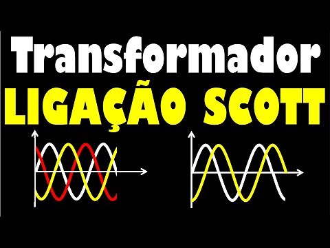 Transformador com ligação SCOTT