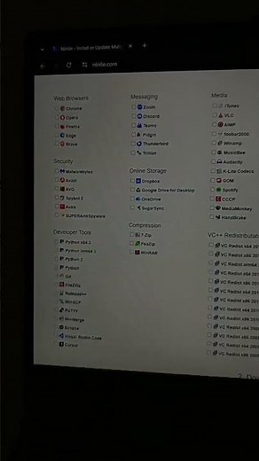 Useful website you should know.Install multiple apps on a new PC in one click. 🌐 Website: ninite.com