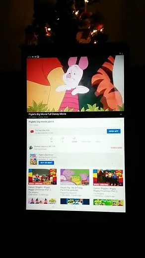 piglet big movie trigger roo Zachary Christopher robin owl pooh a very merry pooh year