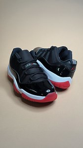 Unboxing the new Air Jordan 11 Low “Bred.” Early pairs are available now. | Stadium Goods