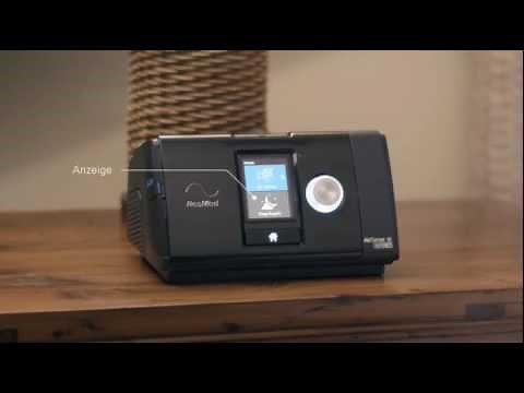 Wie verwende ich ein AirSense™ 10 oder AirCurve™ 10 Therapiegerät?