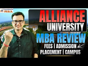 Alliance University Bangalore MBA Review 2026 | Fees, Placement, ROI & Admission Reality–Must Watch!