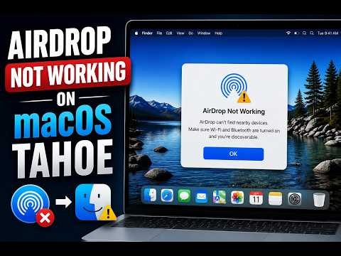 Airdrop Not Working On macOS Tahoe