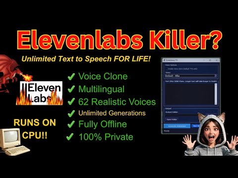 (Elevenlabs Alternative) Unlimited AI Voice Generation and Voice Cloning