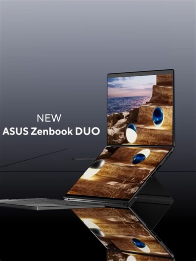 Let’s DUO it. 🚀 Create anywhere. Work anywhere. ASUS Zenbook DUO brings dual-screen productivity, all-day power, and a premium Ceraluminum chassis built for creators, professionals, and multitaskers who want more immersive performance on the go. ✨ Dual Screens 🔋 Dual Batteries, All-Day Power 🛠️ New Hinge, Built to Last #ASUSZenbookDUO #LetsDUOIt #CreateAnywhere #WorkAnywhere #DualScreenLaptop #ASUSLaptop