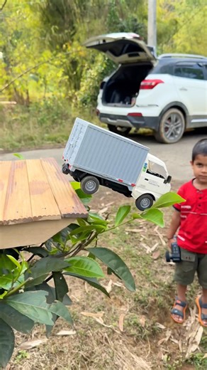 Three High Level RC Vs Mini Truck Ultimate Long Jump Test 🚀