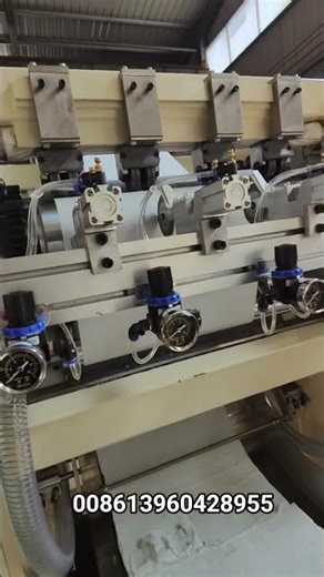 V folding facial tissue machine testing #machine #factoryproducts #factory