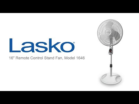 Lasko 16″ Remote Control Stand Fan, Model 1646