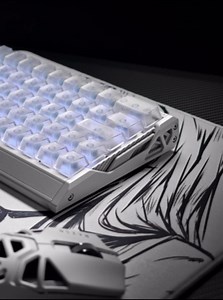 IQUNIX EV63 Hall Effect Gaming Keyboard 60% | Magnetic X Ultra Switch, 0.01mm Rapid Trigger, 0.125ms Latency, 8kHz Polling, Adjustable Actuation, CNC Aluminum for FPS(Silver Knight)