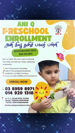  ENROLMENT NOW OPEN – ANI Q ACADEMY  Looking for a safe, caring,...