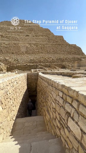 Exploring the Step Pyramid of Djoser at Saqqara