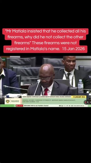 Mr. Matlala's Controversial Firearms Collection Explained