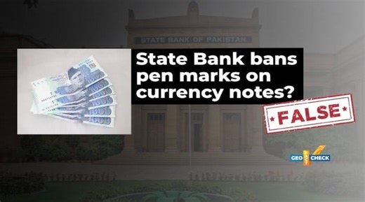 Fact-check: No, State Bank of Pakistan has not banned pen marks on currency notes