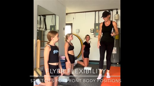 CheerFlight front stretch and heel stretch video