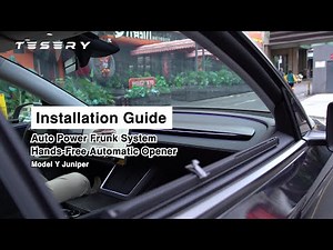How to Install 2025 Model Y Juniper Electric Frunk | Step-by-Step DIY Guide (Pulg &Play) | By TESERY