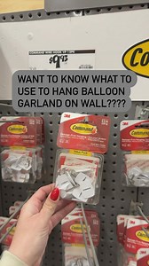 Here’s what I use  You can use command hooks with 250 attached to hook. If you used outdoor clear hook make sure you put painters tape down first but they do work amazing ! You can use gaffers tape and tape a 260 down to the wall and make sure the 260 is secured if you don’t have any hooks ! Follow for more tips #balloons #balloontips #tips #tricks #tipsandtricks #balloonhacks #hacks #ballooninspo #balloongarland | Cs_partyexpress | Facebook