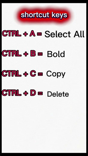 💻 Laptop Shortcut Keys | part1