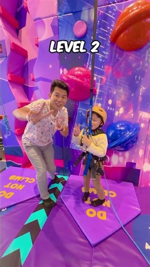 Bisakah Abew Menaiki Wall Climbing ?? #alethaabew