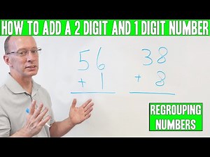 How to Add a 2 Digit Number and a 1 Digit Number Video Lecture - Primary 2