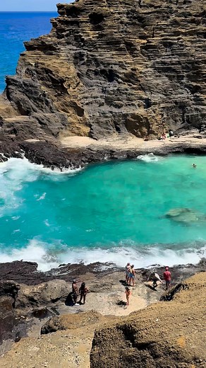 Where rugged lava cliffs meet turquoise waves — Halona Beach Cove always feels like stepping back into your favorite island memory. Best to admire it from the lookout — the currents here can be powerful and there are no lifeguards on duty. 🌊 #usecaution #TropicalEscape #halonabeach #fblifestyle #positivevibesonly #trendingreel #naturephotography #travelhawaii | Spirit of Hawaii