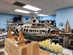 Tour of a MASSIVE 7ft Long Disney Nautilus With a FULL INTERIOR!