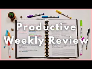How I Do A Weekly Reflection in My Planner to Stay Focused and Get More Done