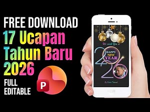 Free Download Ucapan Tahun Baru 2026 Pakai Animasi Menarik