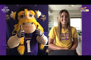 Viktor's Home Team Huddle series is back with episode 3! Midwest Dairy and the Minnesota Vikings Cheerleaders help me out in the kitchen for a fun treat! Learn how to make ice cream in a bag and find a new activity for kids to get their 60 minutes of daily exercise! | Viktor the Viking