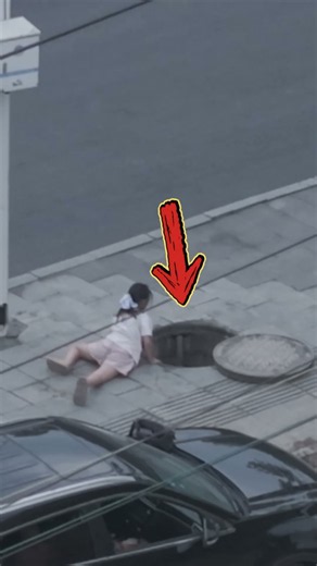 Open Manhole Sparks a Tense Moment