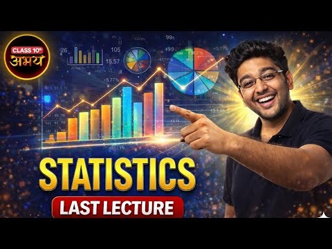 CLASS 10 MATHS: STATISTICS (Full Chapter) | Board Exams & JEE Foundation | Shobit Bhaiya 📊#cbse#jee