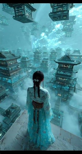 It turns out that Chinese fairy tales and cyber science fiction can collide to create such beautif