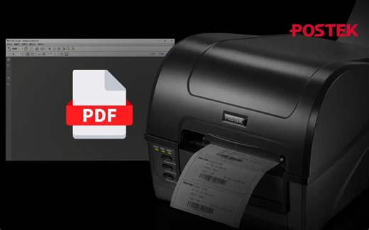 秒懂打印机-快速通过标签打印机打印PDF文件。